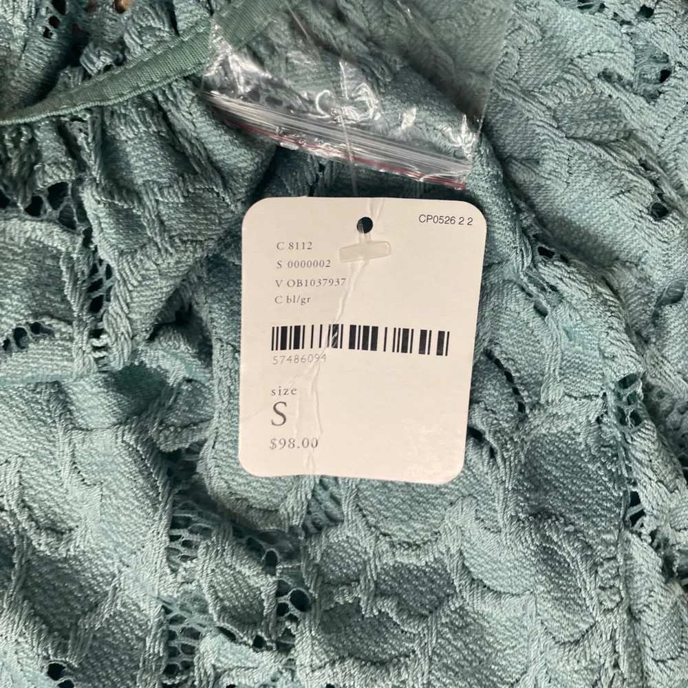 Free People “Olivia” Lace Blouse NWT
